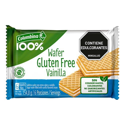 COLOMBINA 100% GLUTEN FREE WAFER VANILLA