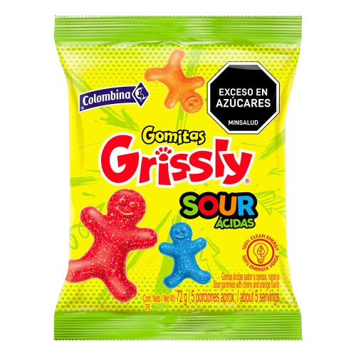 COLOMBINA GRISSLY SOUR