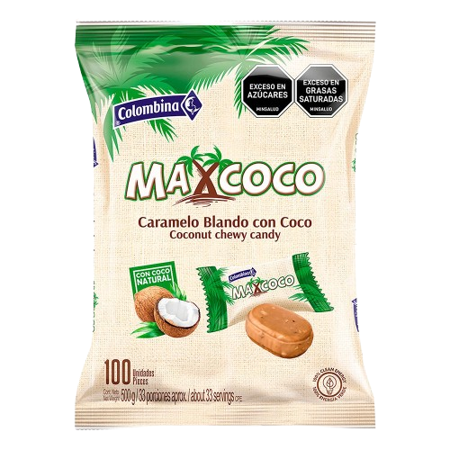 COLOMBINA MAX COCO 100CT