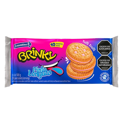 COLOMBINA BRINKY TONGUE PAINTER 50g - Pack 10