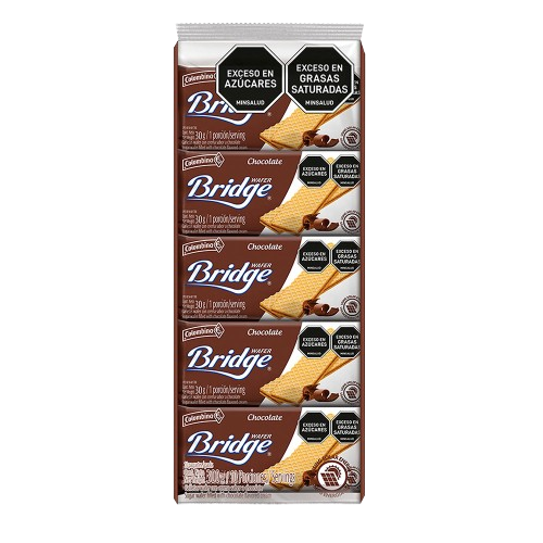 COLOMBINA BRIDGE CHOCOLATE 30g - Pack 10