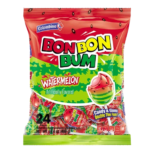 COLOMBINA BON BON BUM WATERMELON 24ct