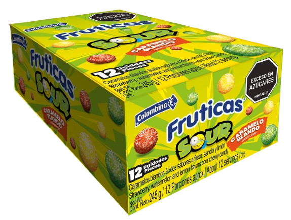 COLOMBINA FRUTICAS SOUR 12ct