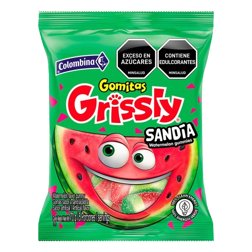 COLOMBINA GRISSLY WATERMELON