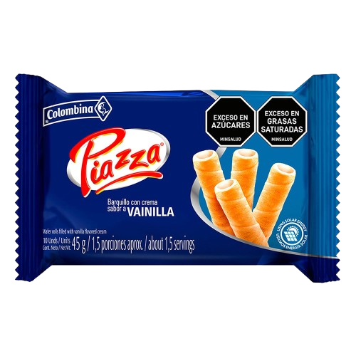 COLOMBINA PIAZZA VANILLA WAFER 45g