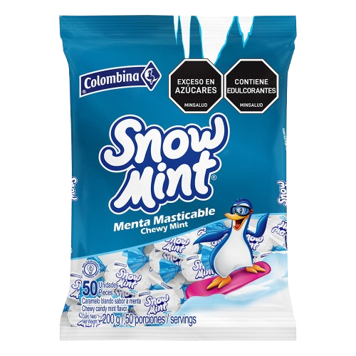 COLOMBINA SNOWMINT 50ct