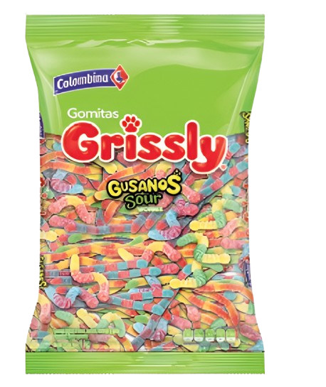 COLOMBINA GRISSLY WORMS 1KG