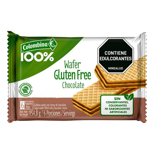COLOMBINA 100% GLUTEN FREE WAFER CHOCOLATE