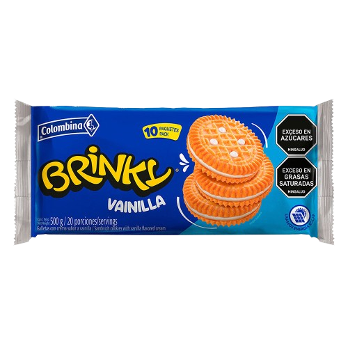 COLOMBINA BRINKY VANILLA 50g - Pack 10