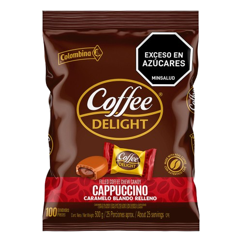 COLOMBINA COFFEE DELIGHT CAPPUCCINO 100CT