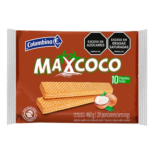 COLOMBINA MAX COCO WAFER