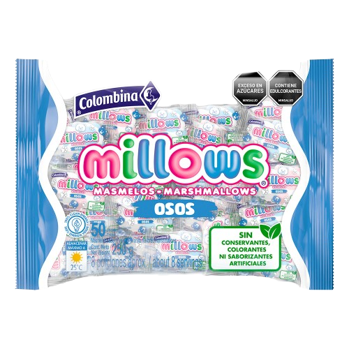 COLOMBINA MILLOWS OSOS 50 ct