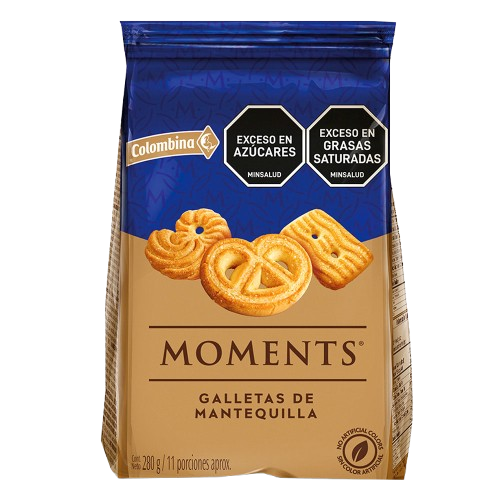 COLOMBINA MOMENTS  BUTTER COOKIES 280g
