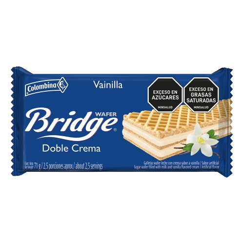 COLOMBINA BRIDGE MTCO VANILLA 71g