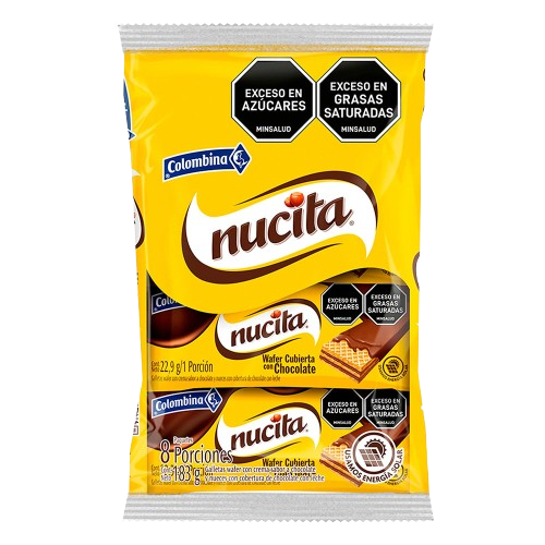 COLOMBINA NUCITA WAFER 8 ct