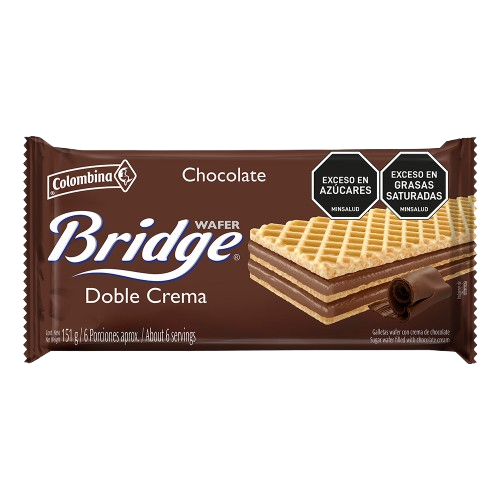 COLOMBINA BRIDGE TCO Chocolate 151g