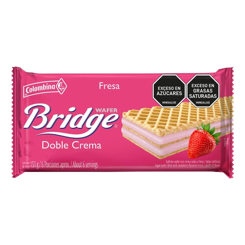 COLOMBINA BRIDGE TCO STRAWBERRY 151g